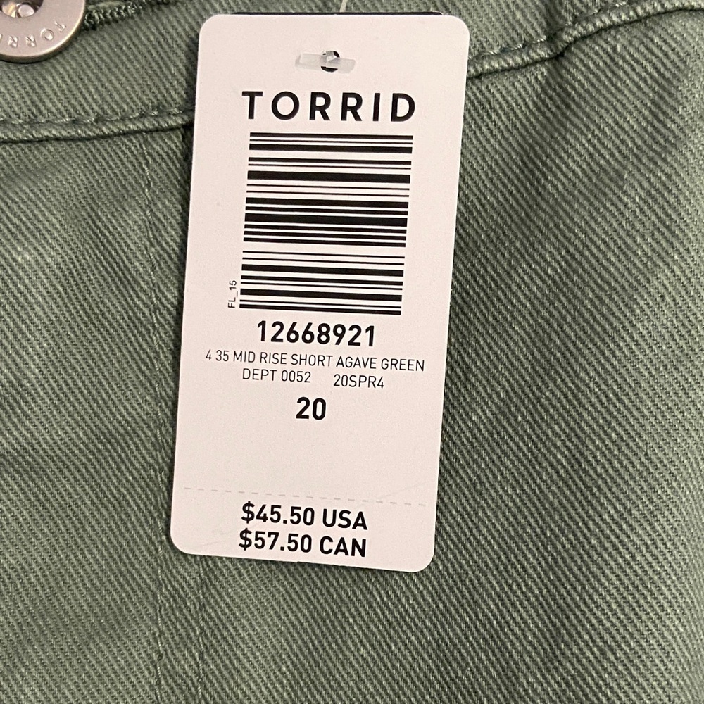 Torrid Women's Mid Rise Shorts - Picture 2 of 3